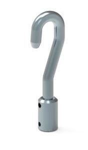 MANCHON A CROCHET D10 AL12 ZINGUE + VIS F780